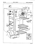 FREEZER COMPARTMENT Diagram and Parts List for JRS223 8N07A Jenn-Air Refrigerator