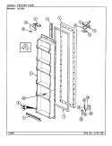 Part Location Diagram of 72346-7-AM Whirlpool NLAPANEL, OUTER ALMOND
