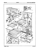 Part Location Diagram of 60414-64 Whirlpool TRIM, FRONT-1/2 SHELF