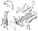 OPTIONAL ICE MAKER KIT (IM107) Diagram and Parts List for JRS227W DQ22A Jenn-Air Refrigerator
