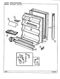 Part Location Diagram of 69632-11 Whirlpool NLAHANDLE WHT