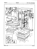 FRESH FOOD COMPARTMENT Diagram and Parts List for JRSDX244 8N62A Jenn-Air Refrigerator