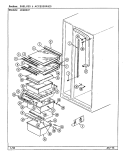 SHELVES & ACCESSORIES Diagram and Parts List for JRSD247B DQ83A Jenn-Air Refrigerator