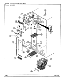 FREEZER COMPARTMENT Diagram and Parts List for JRSD247B DQ83A Jenn-Air Refrigerator