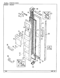 Part Location Diagram of 67239-2 Whirlpool NLASLEEVE, DOOR HANDLE