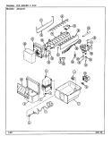 ICE MAKER & BIN Diagram and Parts List for JRSD247B DQ83A Jenn-Air Refrigerator
