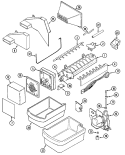 Part Location Diagram of 68327-1 Whirlpool DISCONTINUED