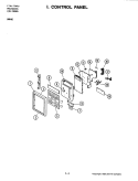 CONTROL PANEL (M446) Diagram and Parts List for M446  Jenn-Air Microwave Oven Combo