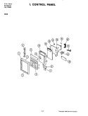 CONTROL PANEL (M426) Diagram and Parts List for M426  Jenn-Air Microwave Oven Combo