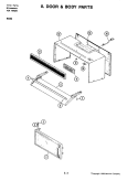 DOOR & BODY PARTS (M446) Diagram and Parts List for M446  Jenn-Air Microwave Oven Combo