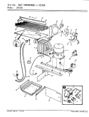 UNIT COMPARTMENT & SYSTEM Diagram and Parts List for JRT216 AJ73B Jenn-Air Refrigerator