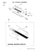 VENTING ASSEMBLY Diagram and Parts List for M420  Jenn-Air Microwave Oven Combo
