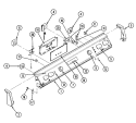CONTROL PANEL Diagram and Parts List for SCE4340B-C  Jenn-Air Range