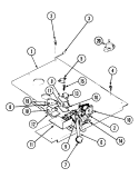 INTERNAL CONTROLS Diagram and Parts List for SCE4340B-C  Jenn-Air Range