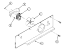 BLOWER MOTOR (COOLING) Diagram and Parts List for SCE4340B-C  Jenn-Air Range