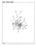 TOP ASSEMBLY Diagram and Parts List for SCE4320W  Jenn-Air Range