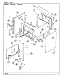 BODY Diagram and Parts List for SCE4320W  Jenn-Air Range