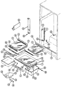 Part Location Diagram of 67309-39 Whirlpool Sub 61001143