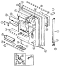 Part Location Diagram of 68594-43 Whirlpool Control Panel