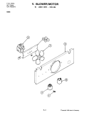 BLOWER MOTOR - COOLING FAN - LOWER Diagram and Parts List for W266  Jenn-Air Microwave Oven Combo