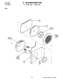 BLOWER MOTOR - CONVECTION FAN - LOWER Diagram and Parts List for W266  Jenn-Air Microwave Oven Combo