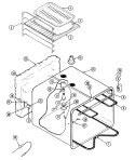 LINER Diagram and Parts List for W146-C  Jenn-Air Wall Oven