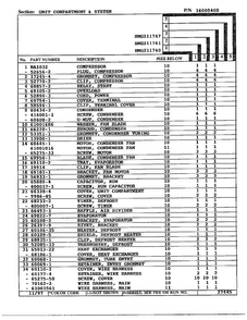 Unit Compartment And System Page 2 Diagram and Parts List for 211740  Admiral Refrigerator