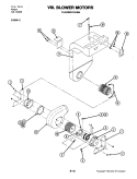 BLOWER MOTOR - BLOWER / PLENUM Diagram and Parts List for S156W-C  Jenn-Air Wall Oven