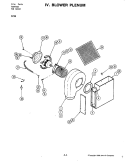 BLOWER PLENUM Diagram and Parts List for C236-C  Jenn-Air Cooktop