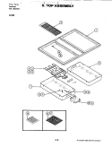 Part Location Diagram of 2001W134-09 Whirlpool COOKTOP