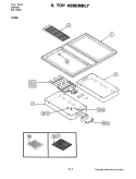 TOP ASSEMBLY (C236W, W - C, NGW) Diagram and Parts List for C236NGW  Jenn-Air Cooktop
