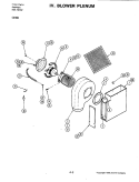 BLOWER PLENUM (C236W, W - C, NGW) Diagram and Parts List for C236NGW  Jenn-Air Cooktop