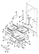 Part Location Diagram of 67269-3 Whirlpool NLAFRAME, SHELF