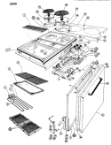 Part Location Diagram of 786719 Whirlpool Pan, Module