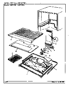Freezer Compartment Diagram and Parts List for NNT170KA CC29A Maytag Refrigerator