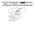 VENTILATED BASE KIT Diagram and Parts List for 88186  Litton Range