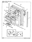FRESH FOOD DOOR Diagram and Parts List for JRTD226R BJ83A Admiral Refrigerator