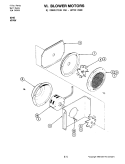BLOWER MOTOR - CONVECTION FAN Diagram and Parts List for W246W  Jenn-Air Wall Oven