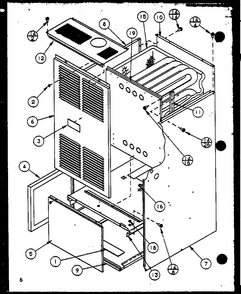Part Location Diagram of B1388803 Whirlpool LATCH