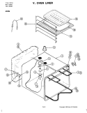 OVEN LINER (W188W) Diagram and Parts List for W188W  Jenn-Air Wall Oven