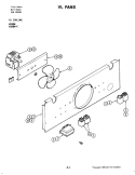 FANS - COOLING (W188W) Diagram and Parts List for W188W  Jenn-Air Wall Oven