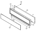 ACCESS PANEL Diagram and Parts List for SEG196  Jenn-Air Range