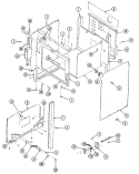 Part Location Diagram of 04100706 Whirlpool Rail, support assy
