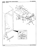 FRESH FOOD COMPARTMENT Diagram and Parts List for RTD17A BH31A Maytag Refrigerator