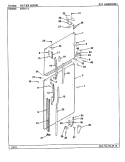 OUTER DOOR Diagram and Parts List for RTD17A BH31A Maytag Refrigerator