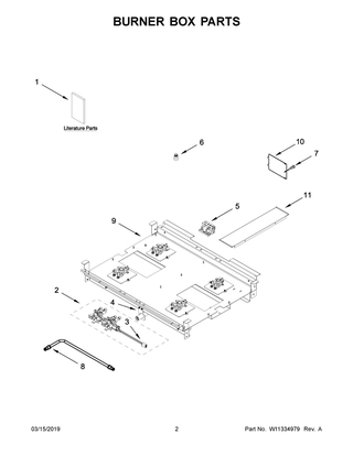 Part Location Diagram of W11320153 Whirlpool BRKT-MNTG