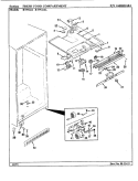 FRESH FOOD COMPARTMENT Diagram and Parts List for RTW22A AH89D Maytag Refrigerator