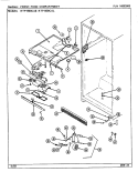 FRESH FOOD COMPARTMENT Diagram and Parts List for RTP1900CAE DH53A Maytag Refrigerator