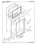 INNER DOOR Diagram and Parts List for RTS17A BH21A Maytag Refrigerator