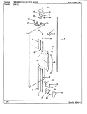 FRESH FOOD OUTER DOOR Diagram and Parts List for RSW22A BM31A Maytag Refrigerator